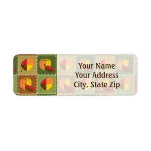 Autumn Quilt Return Address Label
