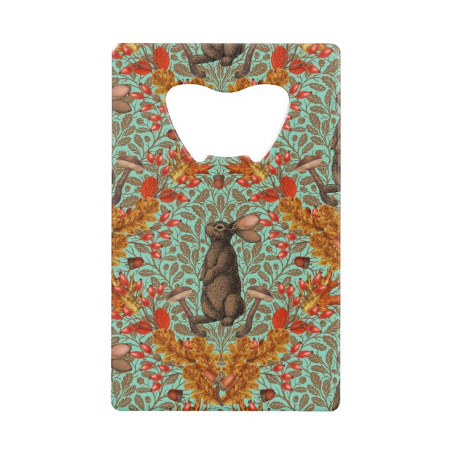 Autumn rabbit on light green (Front)