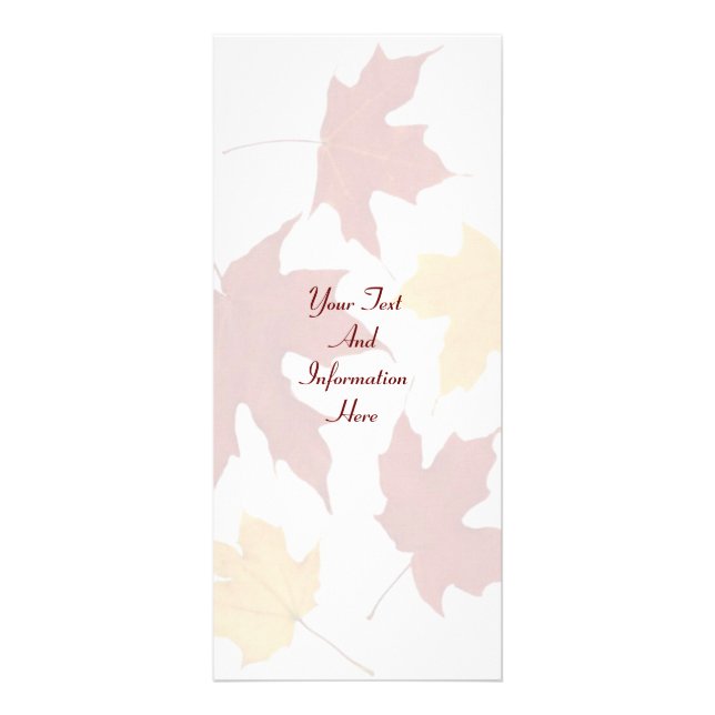 Autumn Rack Card (Front)