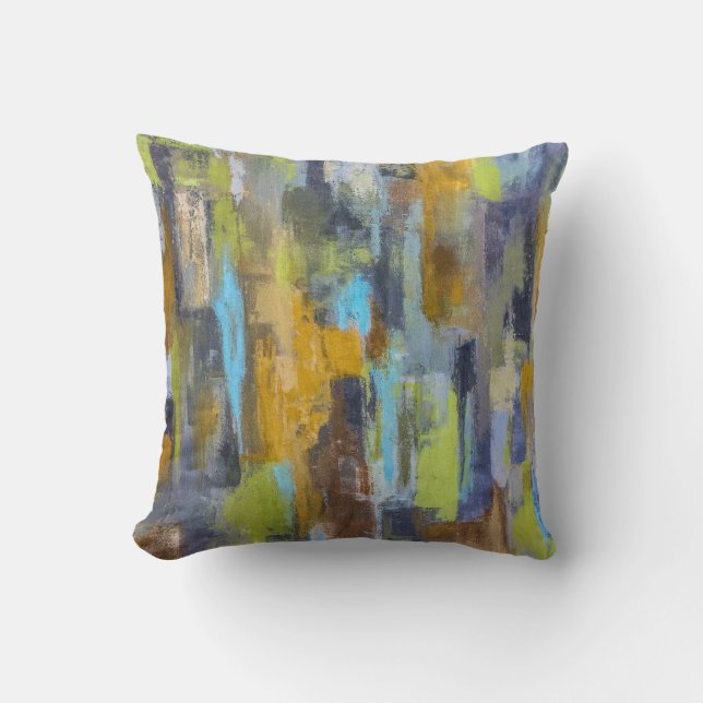 Autumn Rain 16 x 16 Poly Throw Pillow (Front)
