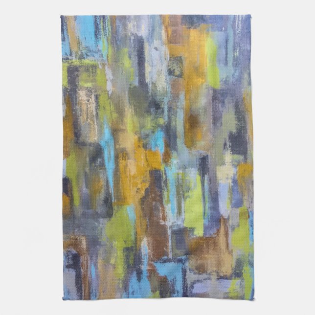 Autumn Rain Kitchen Towel (Vertical)