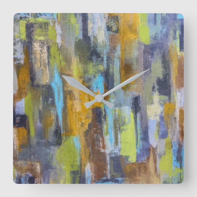 Autumn Rain Wall Clock (Front)