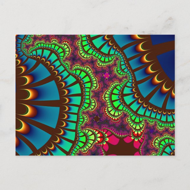 Autumn Rainbow Remix Postcard (Front)