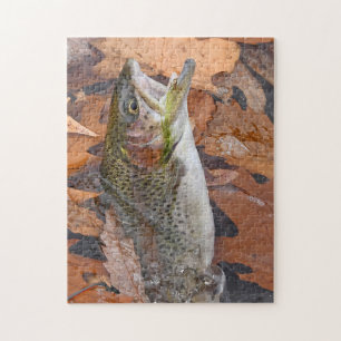 Autumn Rainbow Trout Jigsaw Puzzle
