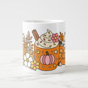Autumn Reading – Cosy Books & Pumpkin Spice Large Coffee Mug