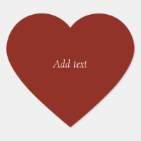 Autumn Red, solid colour, TEMPLATE, personalise