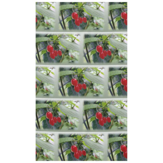 Autumn red spots tablecloth (Front)