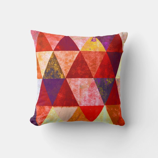 Autumn Reds Cushion (Front)