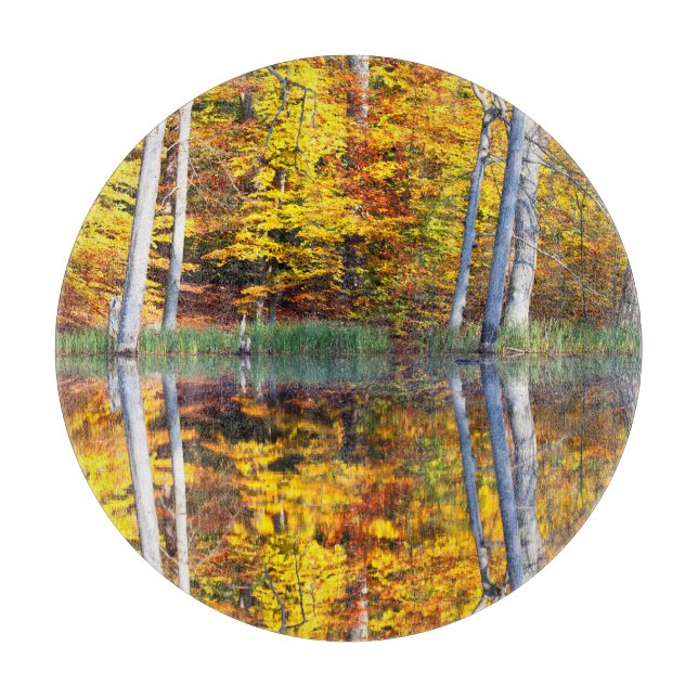 Autumn Reflection Cutting Board (Front)