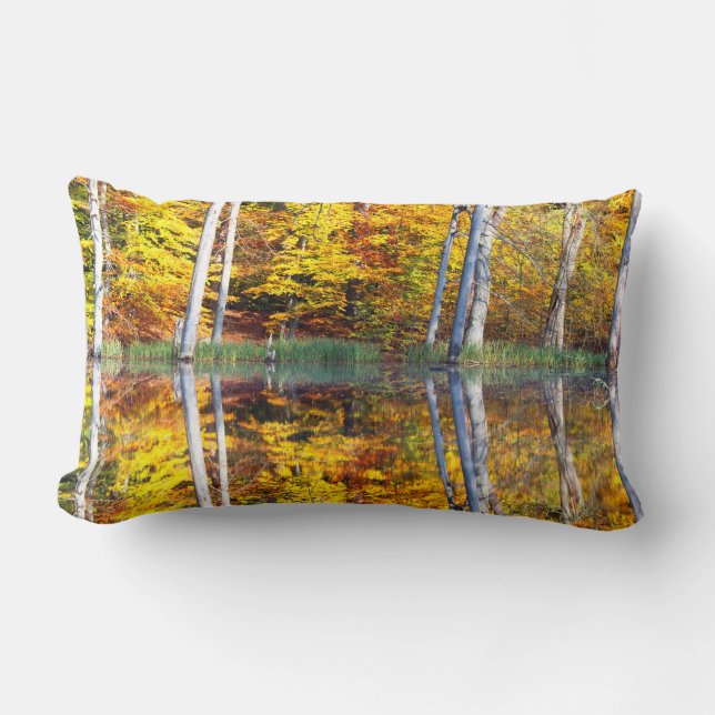 Autumn Reflection Lumbar Cushion (Front)