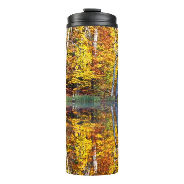 Autumn Reflection Thermal Tumbler (Front)