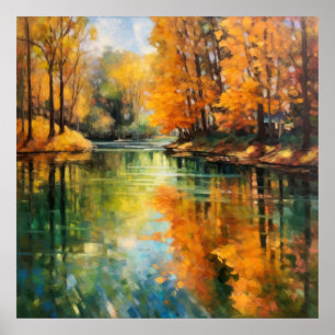 Autumn Reflections Fine Art Poster