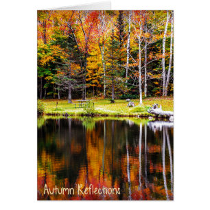 Autumn Reflections Greeting Card