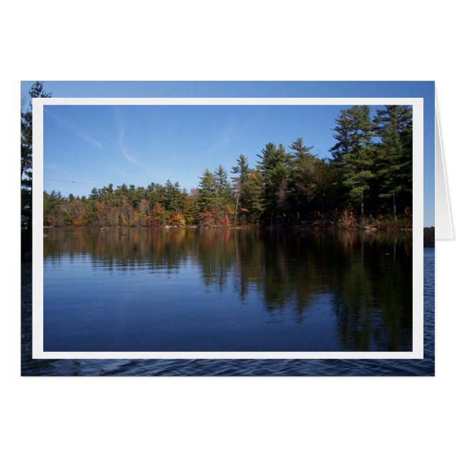Autumn Reflections off the Lake (Front Horizontal)