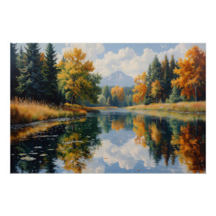 Autumn Reflections Poster