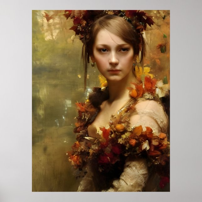 autumn renaissance princess  poster (Front)