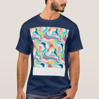 Autumn Retro Pastel Doodle Delight 3 Copy T-Shirt