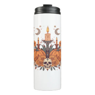 Autumn Rituals � Pumpkins, Candles and Crescent Ha Thermal Tumbler