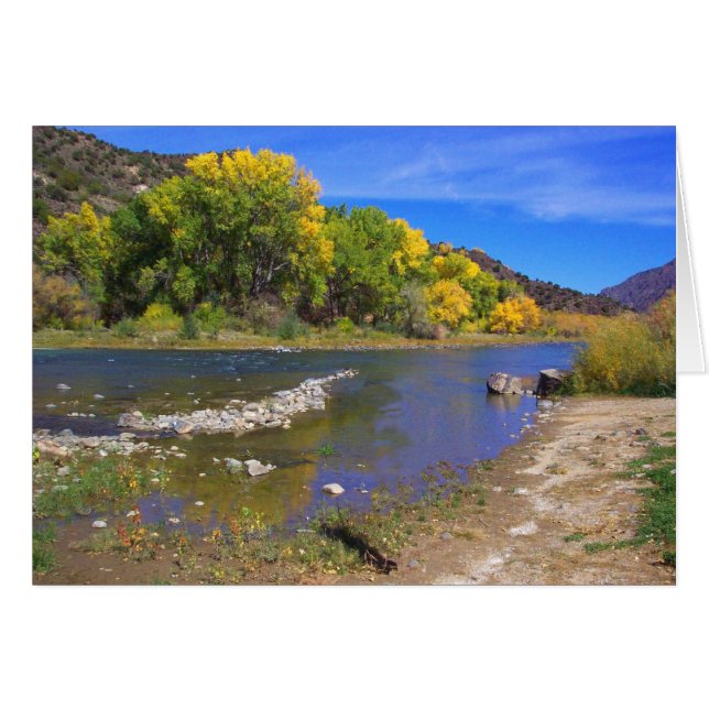 Autumn River in  Taos New Mexico (Front Horizontal)