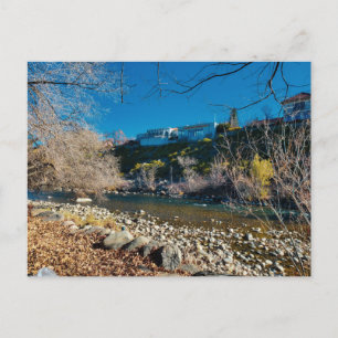 Autumn River Scene Postcard