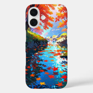 Autumn River Tranquility iPhone 16 Case
