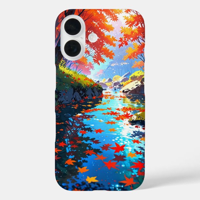 Autumn River Tranquillity Case-Mate iPhone Case (Back)
