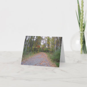 Autumn Road Card