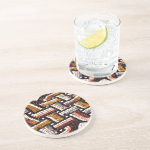 Autumn Roman Mosaic Coaster