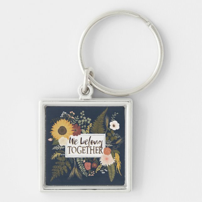 Autumn Romance IV | We Belong Together Key Ring (Front)