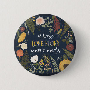 Autumn Romance V A True Love Story Never Ends 6 Cm Round Badge