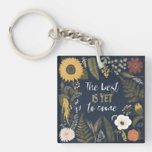 Autumn Romance VI   The Best is Yet To Come Key Ring