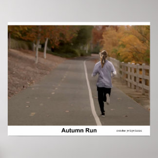 Autumn Run Poster