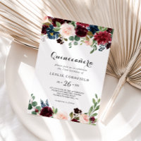 Autumn Rustic Burgundy Quinceañera Birthday Party