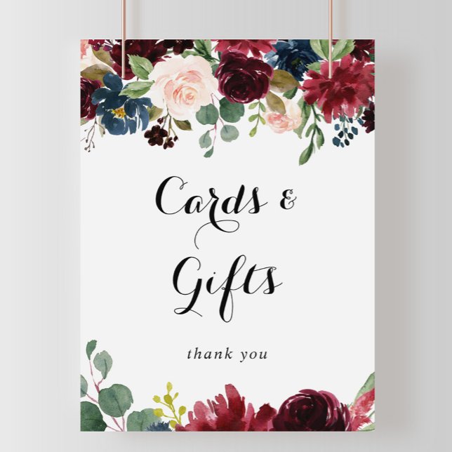 Autumn Rustic Calligraphy Cards and Gifts Sign (Creator Uploaded)