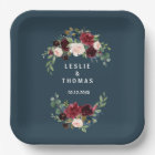 Autumn Rustic Dazzling Burgundy Wedding