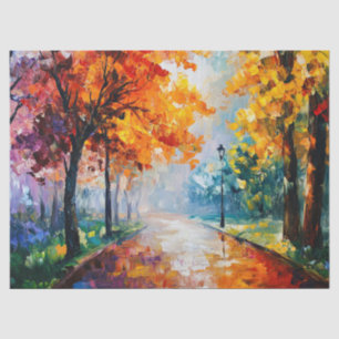 Autumn’s Golden Passage Decoupage Tissue Paper