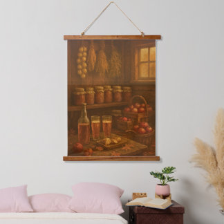 Autumn’s Reward - Golden Harvest Celebration Hanging Tapestry