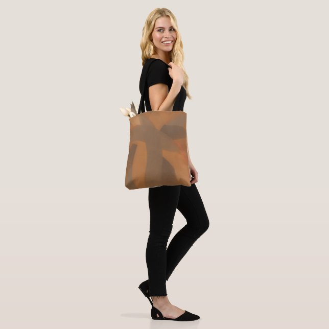 Autumn’s Rustic Elegance Tote Bag (On Model)
