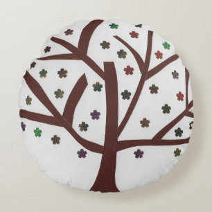 Autumn’s Tree is in my Heart Round Cushion