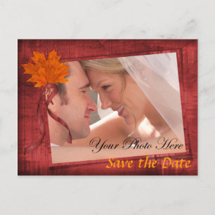 Autumn Save the Date Postcards