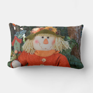 Autumn Scarecrow Doll Lumbar Cushion