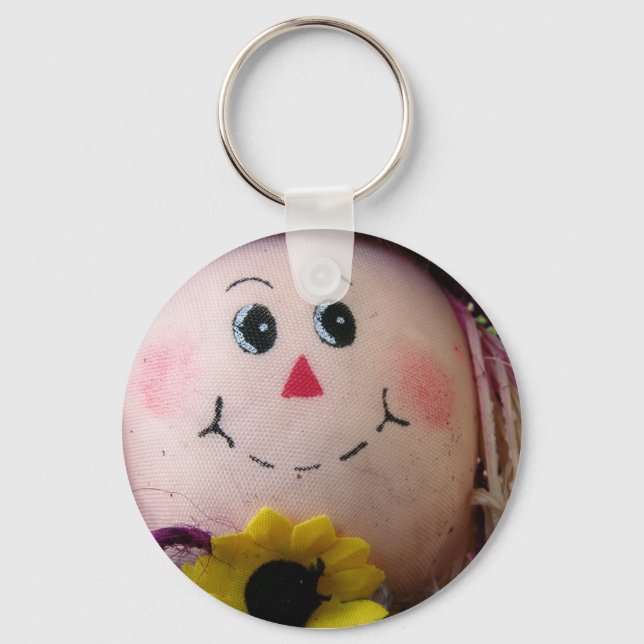 Autumn Scarecrow Key Ring (Front)