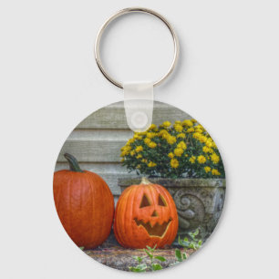 Autumn Scene Key Ring