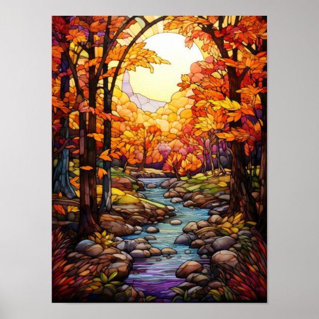 Autumn Scene Poster (Front)