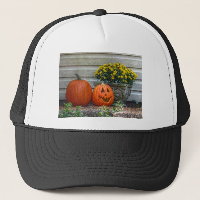 Autumn Scene Trucker Hat (Front)