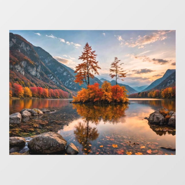Autumn Scene Window Cling (Sheet)