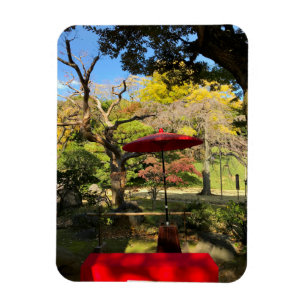 Autumn Scenery at Japanese Garden Magnet