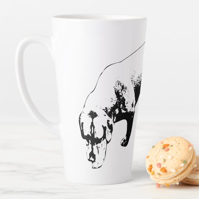 Autumn Scout in Ink Latte Mug (In Situ)