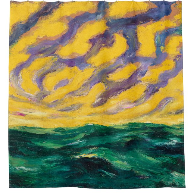 Autumn Sea | Emil Nolde | Shower Curtain (Front)
