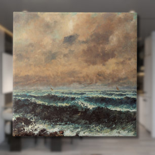 Autumn Sea – Gustave Courbet Ceramic Tile